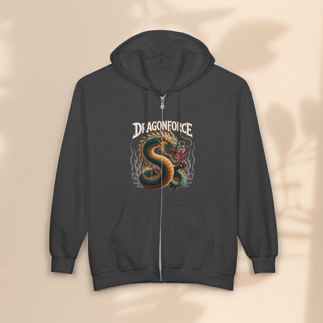 Dragon Force - Unisex Heavy Blend™ Full Zip Hooded Sweatshirt