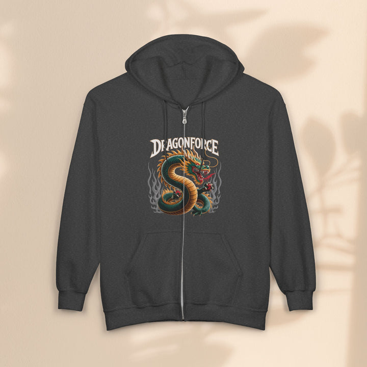 Dragon Force - Unisex Heavy Blend™ Full Zip Hooded Sweatshirt