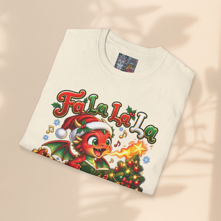Holiday Dragon T-Shirt – Fa La La La Flame Christmas Tee