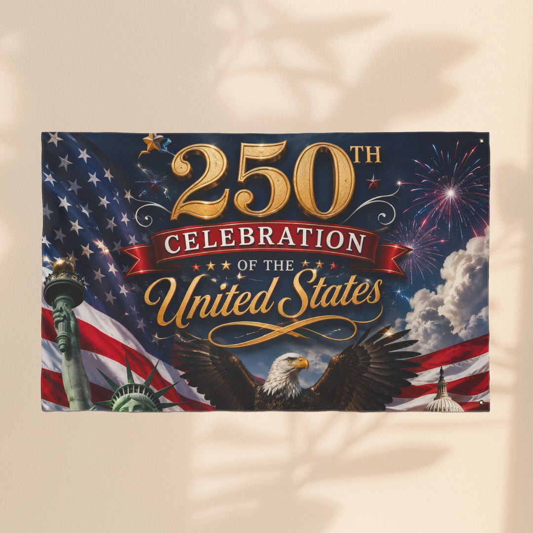 250th United States Celebration Flag — Double-Sided Patriotic Flag