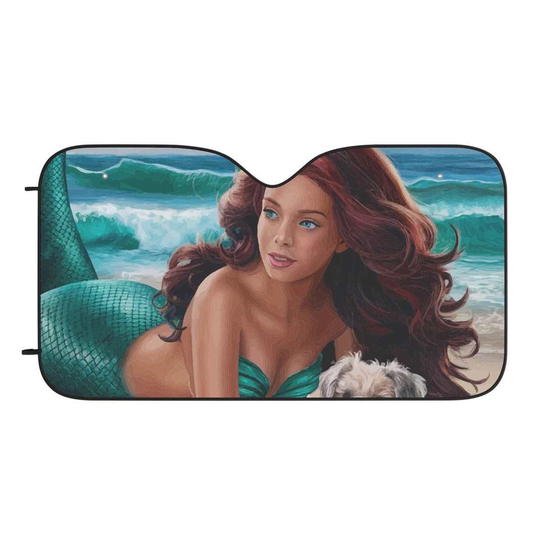 Car Sun Shades - Mermaid Maltese