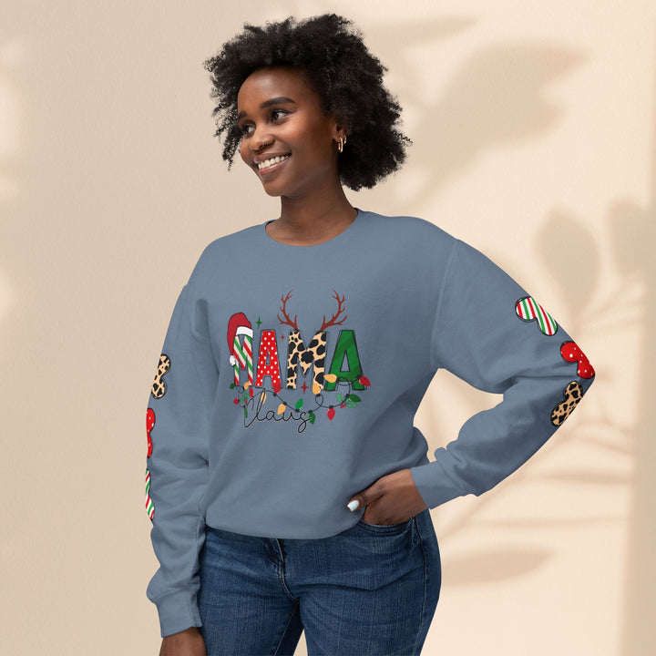 Mama Claus - Women's Lightweight Crewneck Sweatshirt