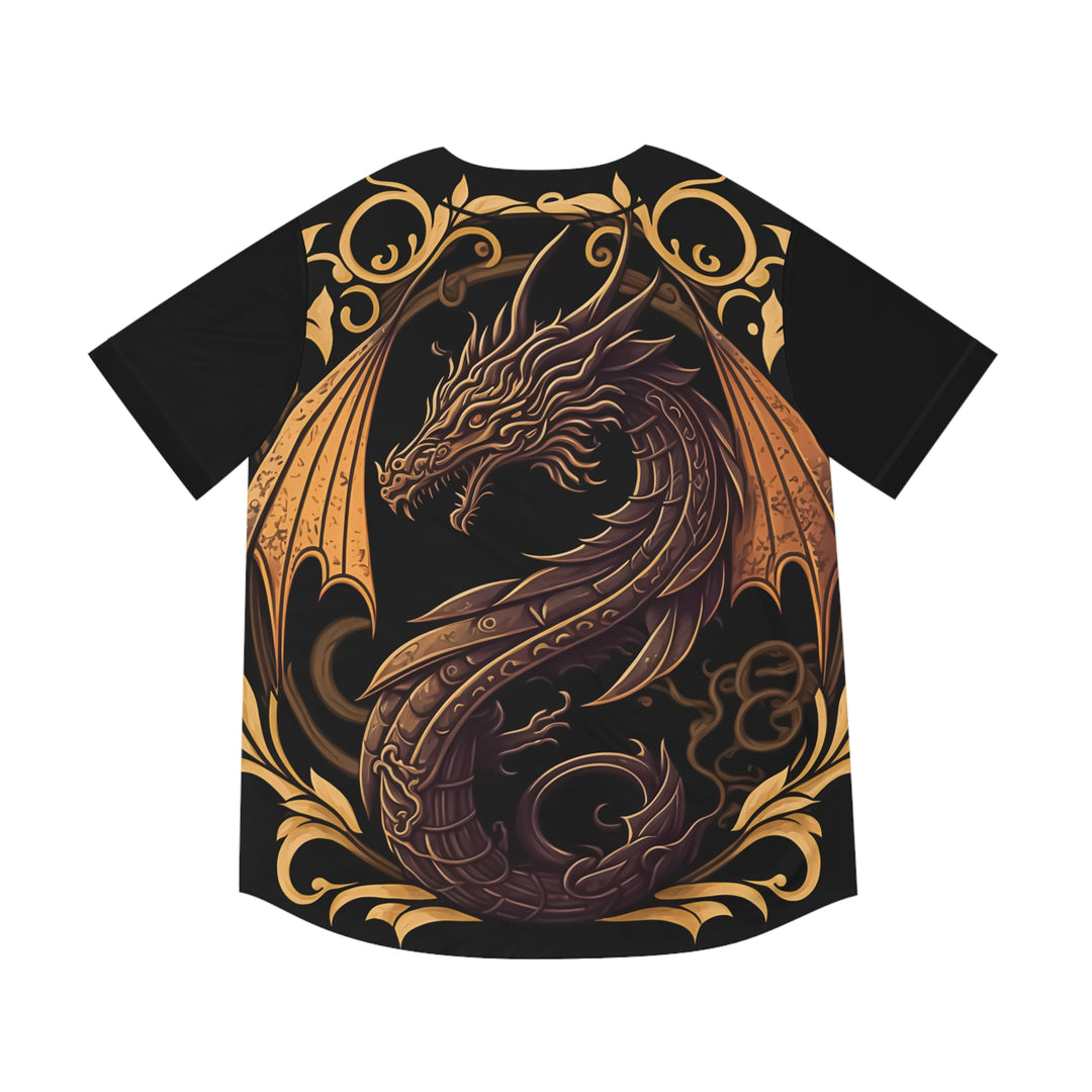 Men's Baseball Jersey - Golden Dragon