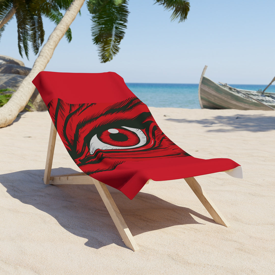 Red Eye Beach Towel