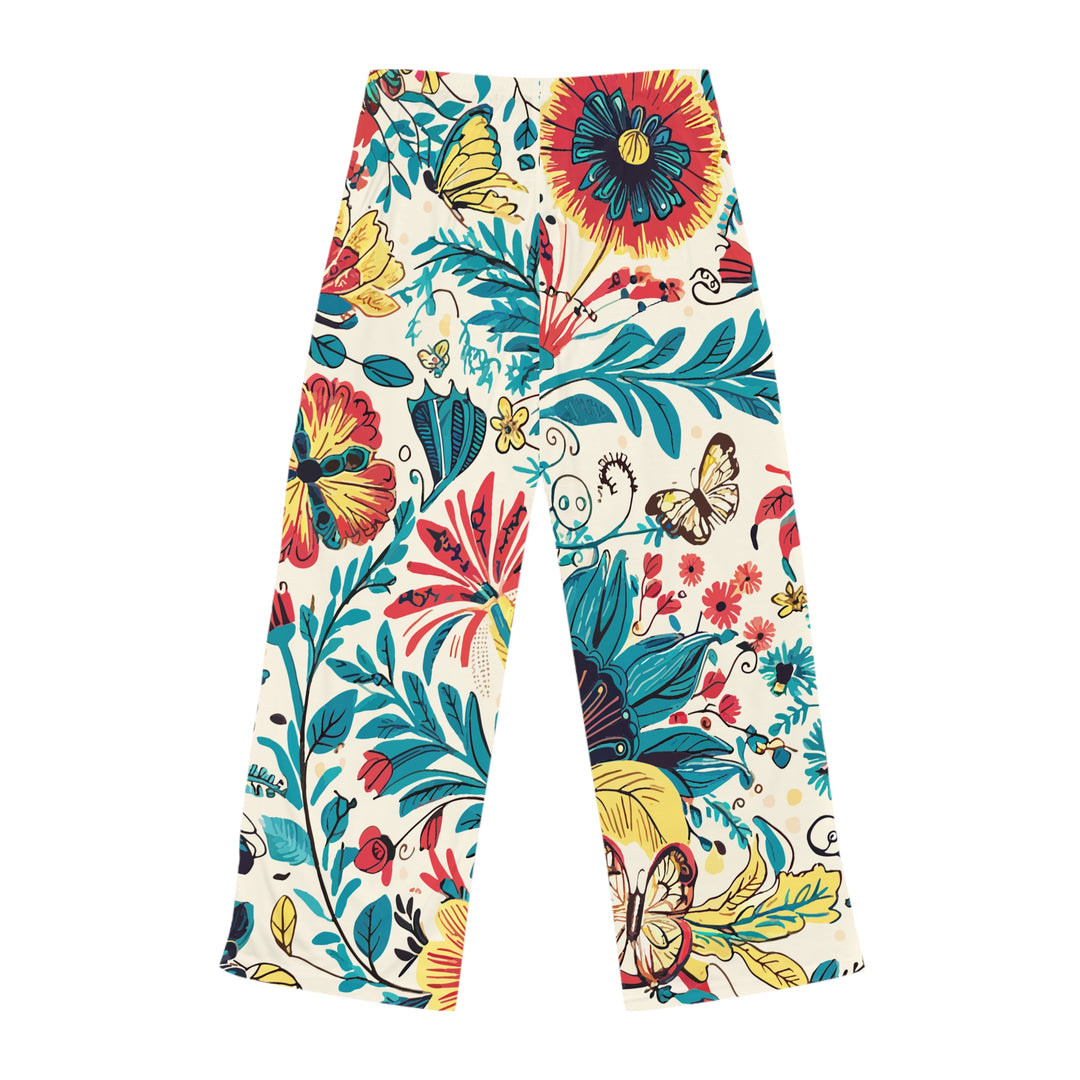 Women's Pajama Pants (AOP) - Florida Flowers