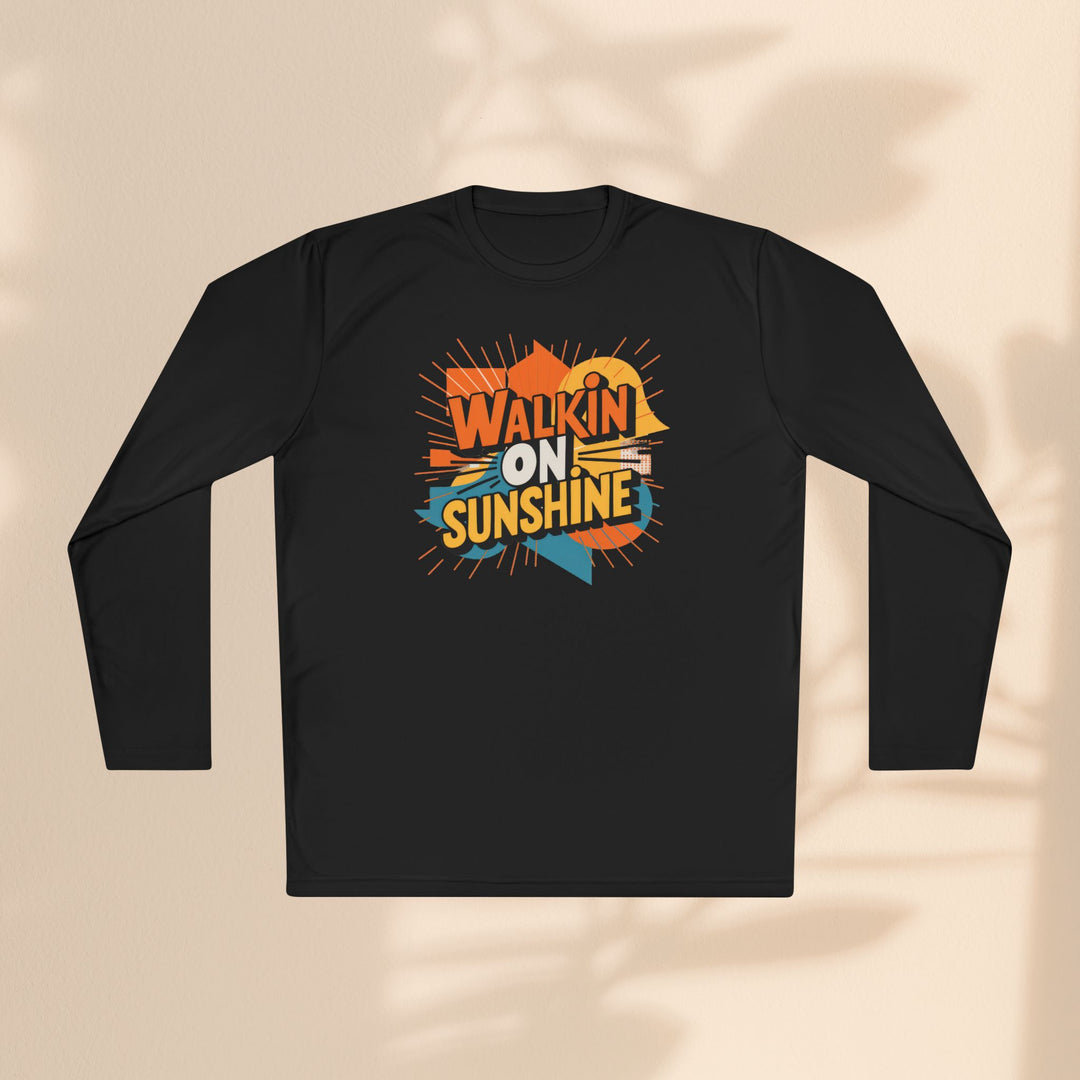 Unisex Lightweight Long Sleeve Tee - Walking On Sunshine