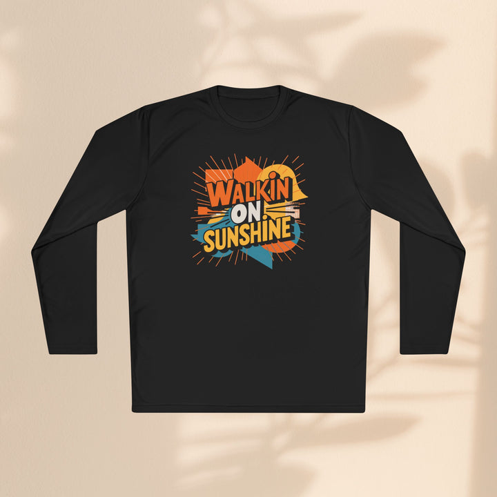 Unisex Lightweight Long Sleeve Tee - Walking On Sunshine