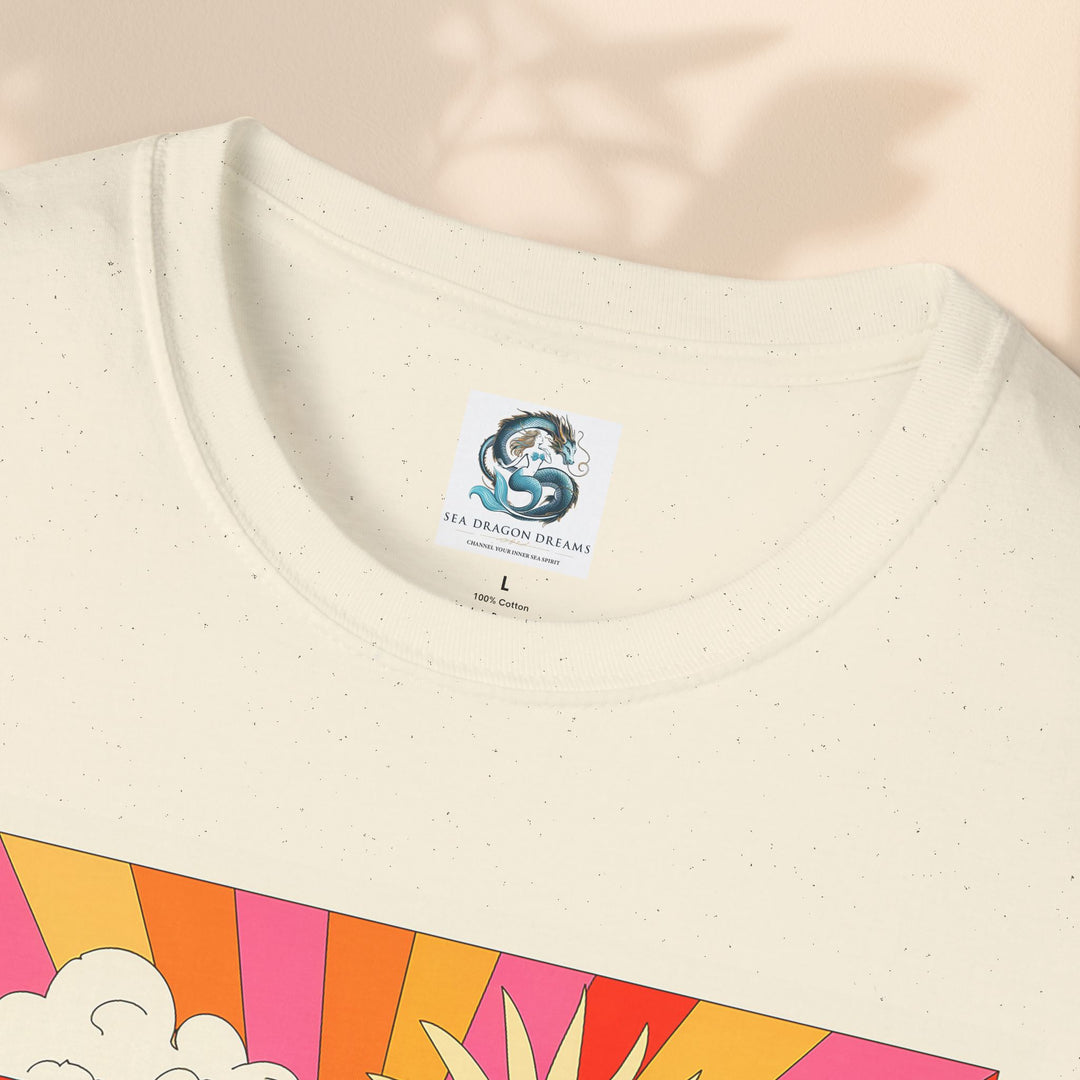 Feeling Groovy Unisex T-Shirt - Retro Mushroom Design