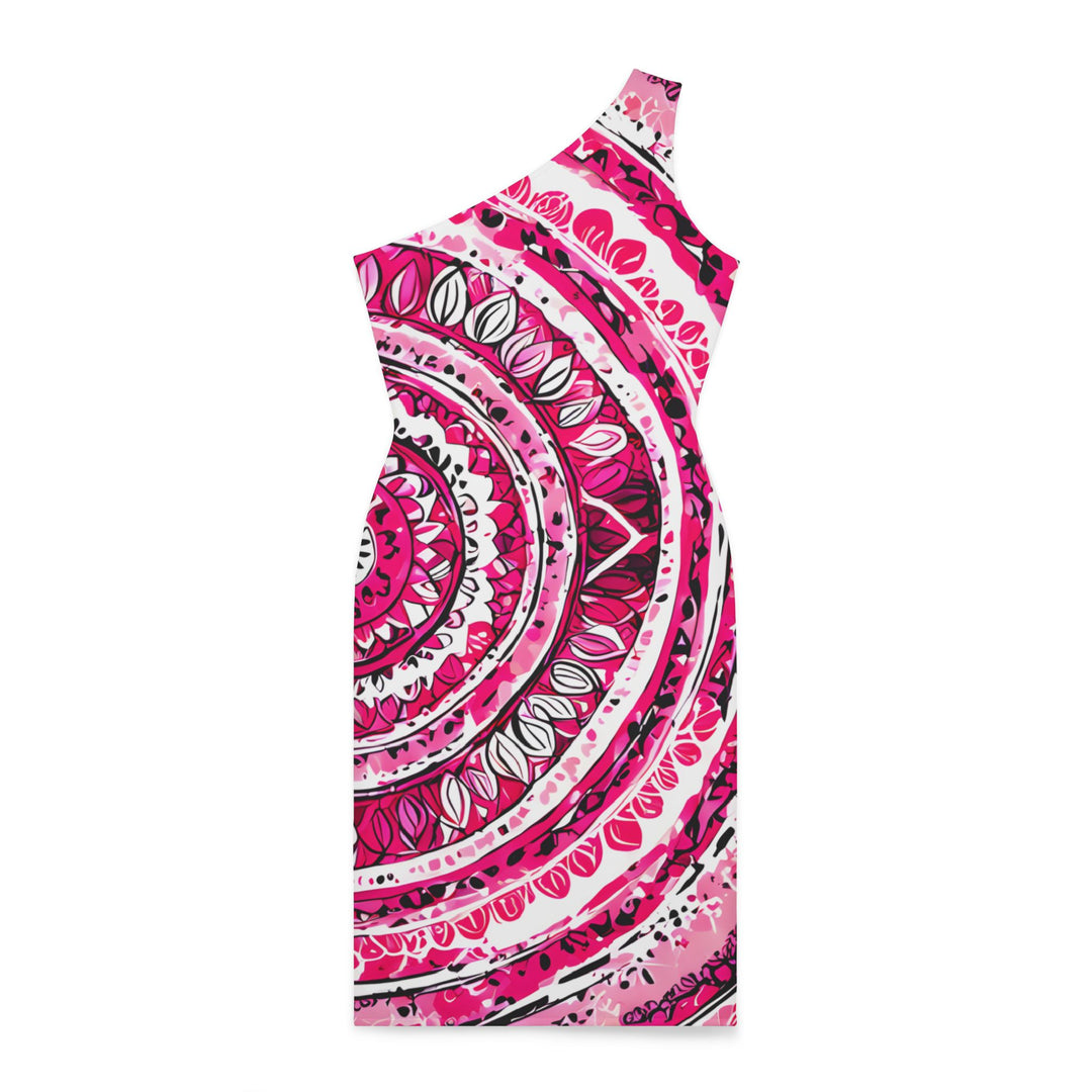 Shoulder Dress (AOP) - Centric Pink