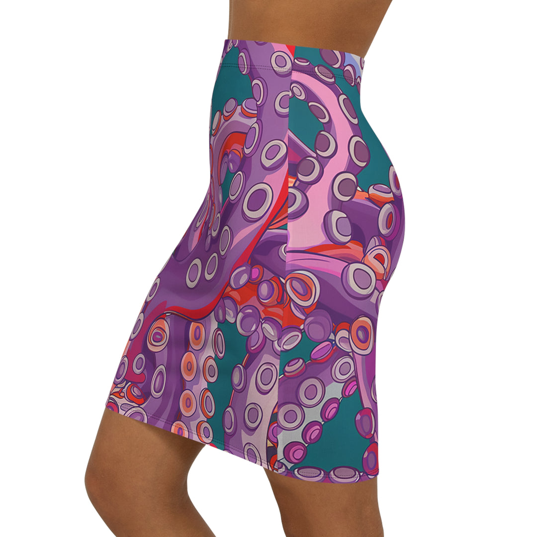 Color Me Octopus Pencil Skirt