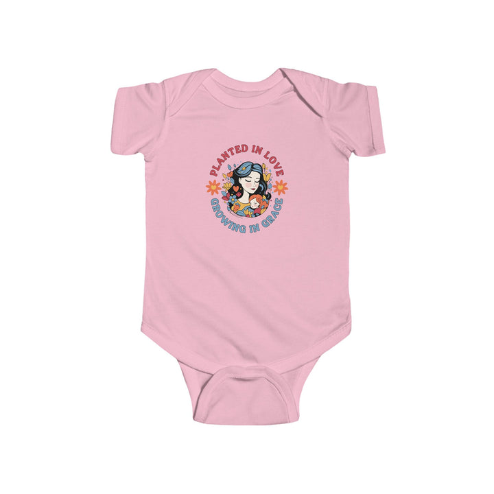 Infant Fine Jersey Bodysuit - Planted in Love, Growing In Grace