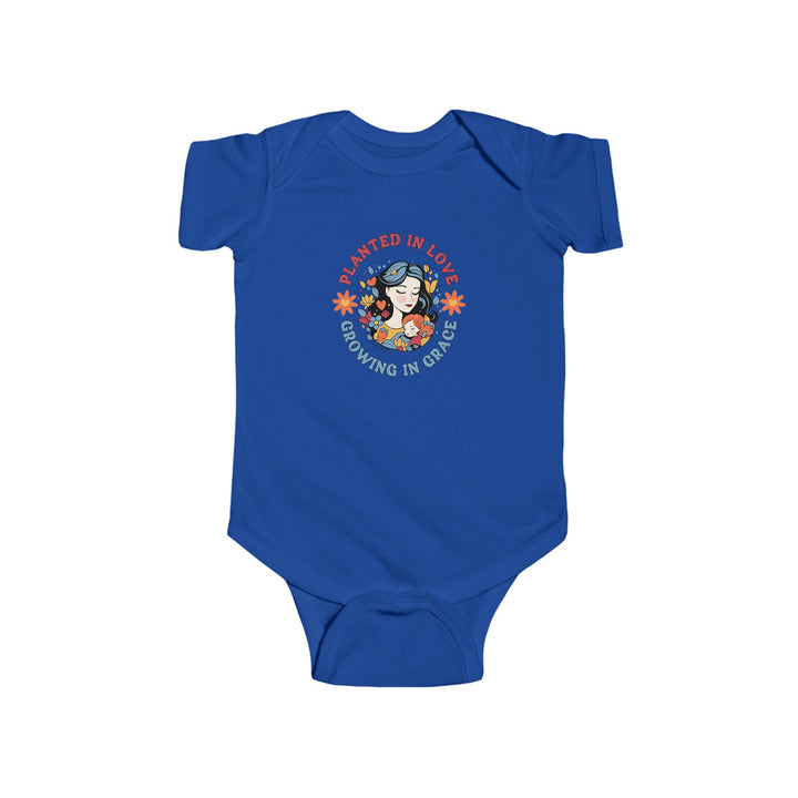 Infant Fine Jersey Bodysuit - Planted in Love, Growing In Grace