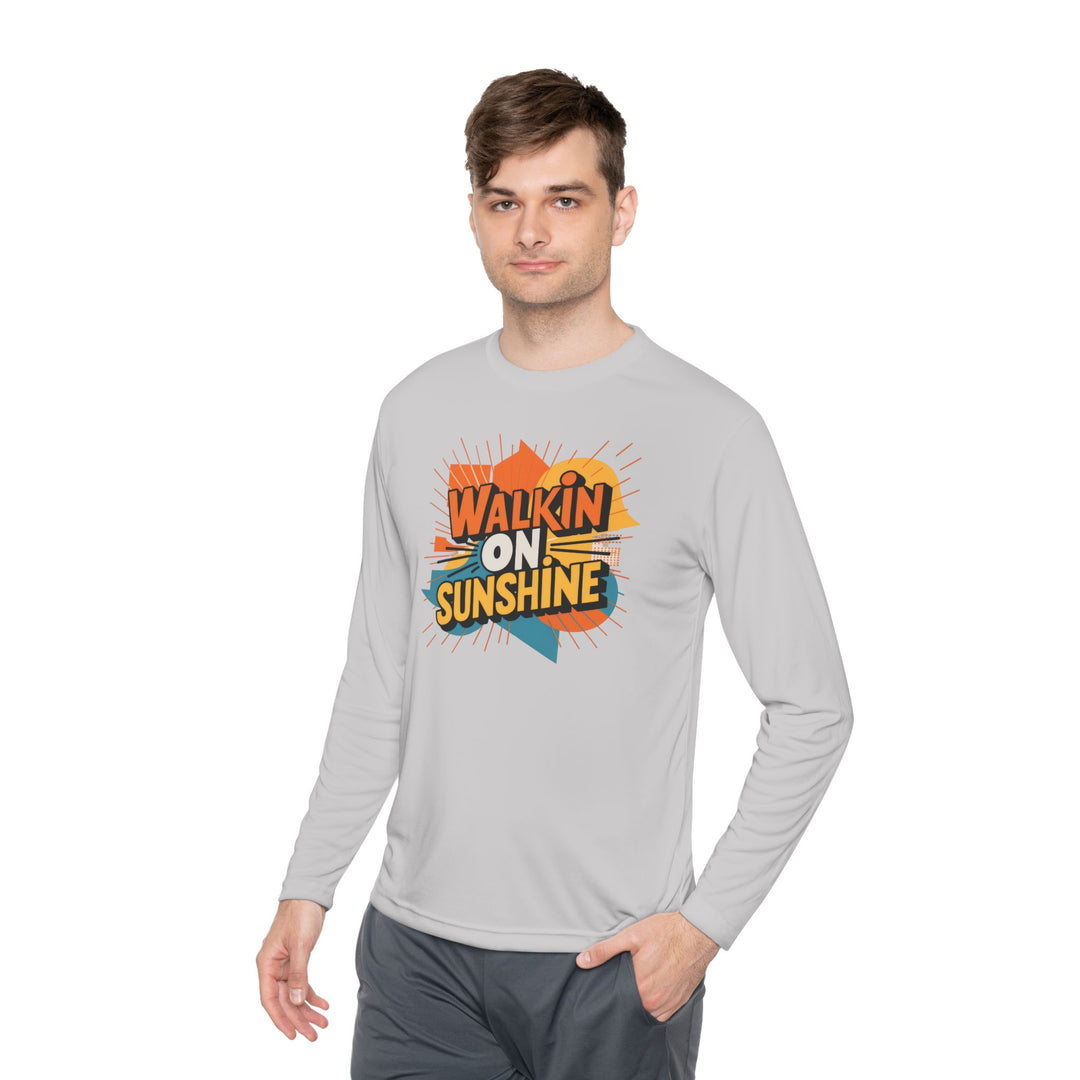 Unisex Lightweight Long Sleeve Tee - Walking On Sunshine