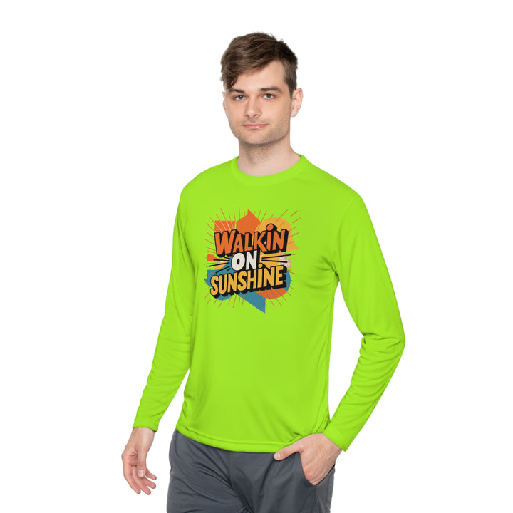 Unisex Lightweight Long Sleeve Tee - Walking On Sunshine