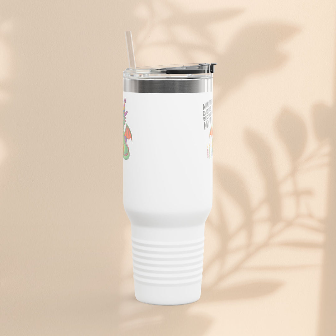 Dragon Insulated Travel Mug, 40oz, Dragon Birthday Tumbler