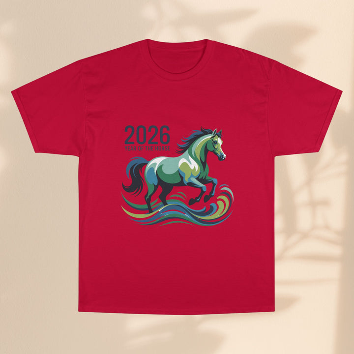 2026 Year of the Horse T-Shirt — Running Horse Graphic