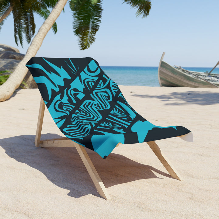 Beach Towel - Blue Tribal