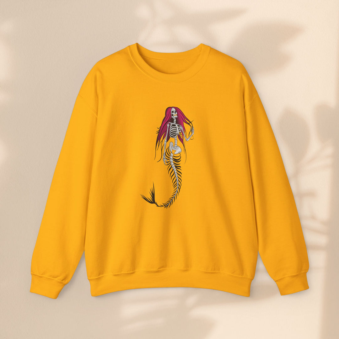 Unisex Heavy Blend™ Crewneck Sweatshirt - Halloween Mermaid Bones