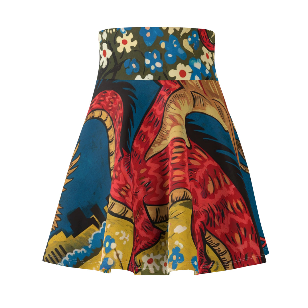 Mexican Dragon Skater Skirt