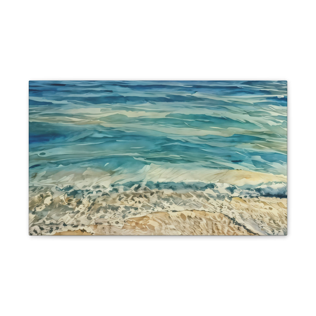 Stretched Beach Art Canvas Print