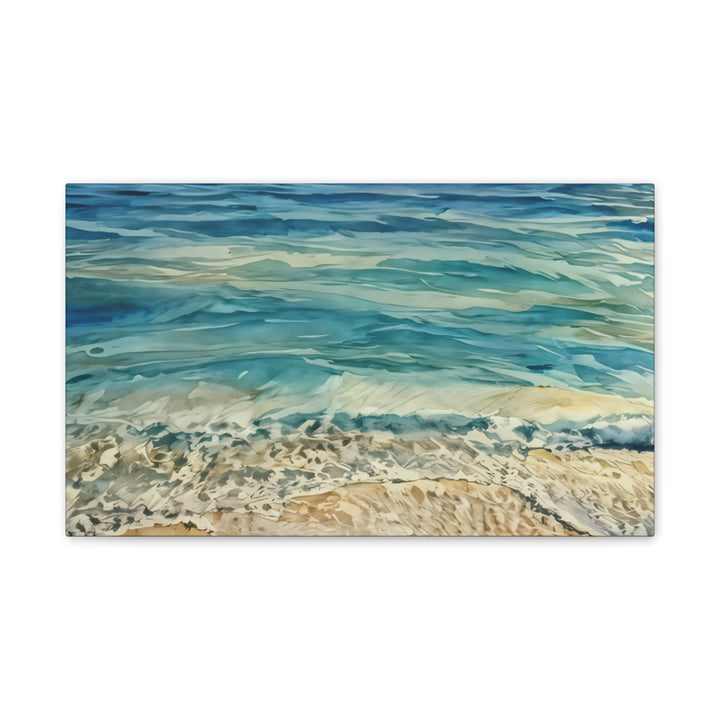 Stretched Beach Art Canvas Print