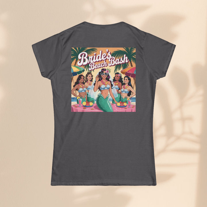 Bridal Beach Bash Tee, Tropical Party Shirt, Summer Wedding Celebration Top, Bride Tribe Gift, Bachelorette Bash Apparel