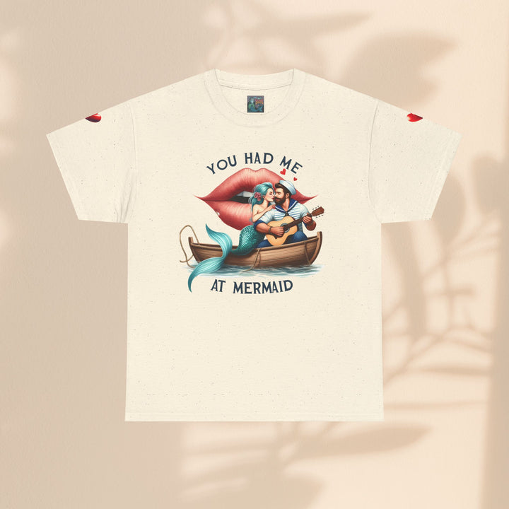 Unisex Heavy Cotton Tee - You Had Me At Mermaid