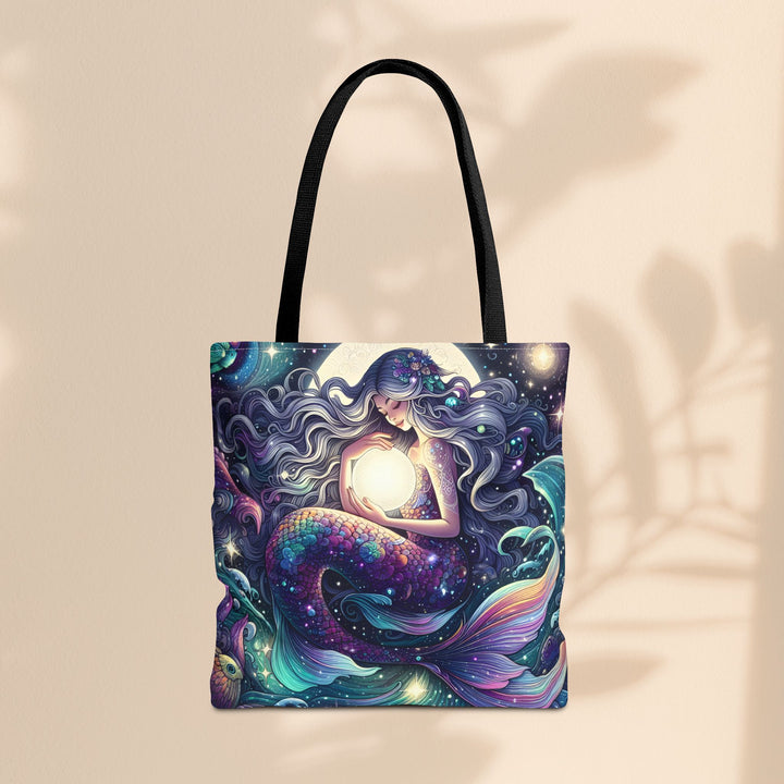 Celestial Mermaid Secret Tote Bag – Stylish Reusable Beach Trip Bag