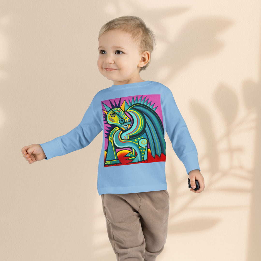 Toddler Long Sleeve Tee - Mod Dragon