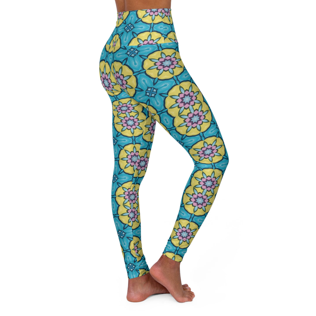 High Waisted Yoga Leggings - MNMS Pattern