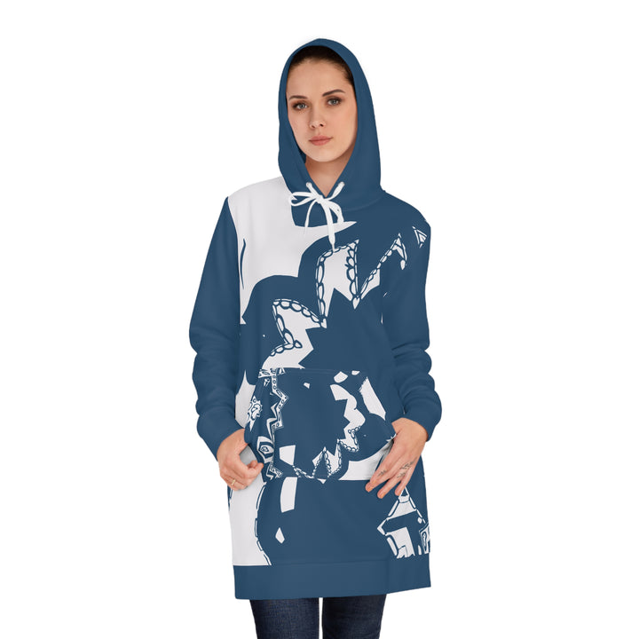 Women's Hoodie Dress - Shifting Waves