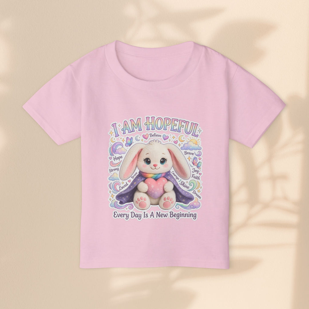 I Am Hopeful Bunny Toddler T-Shirt for Kids