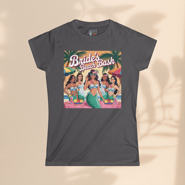 Bridal Beach Bash Tee, Tropical Party Shirt, Summer Wedding Celebration Top, Bride Tribe Gift, Bachelorette Bash Apparel