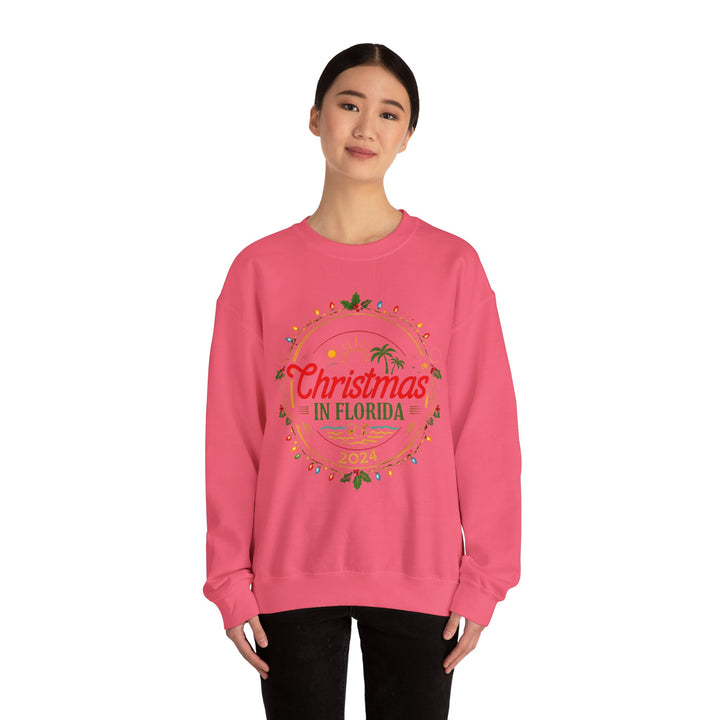 Unisex Heavy Blend™ Crewneck Sweatshirt - Christmas in Florida