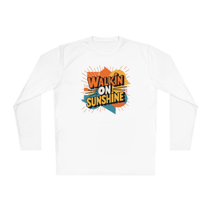 Unisex Lightweight Long Sleeve Tee - Walking On Sunshine