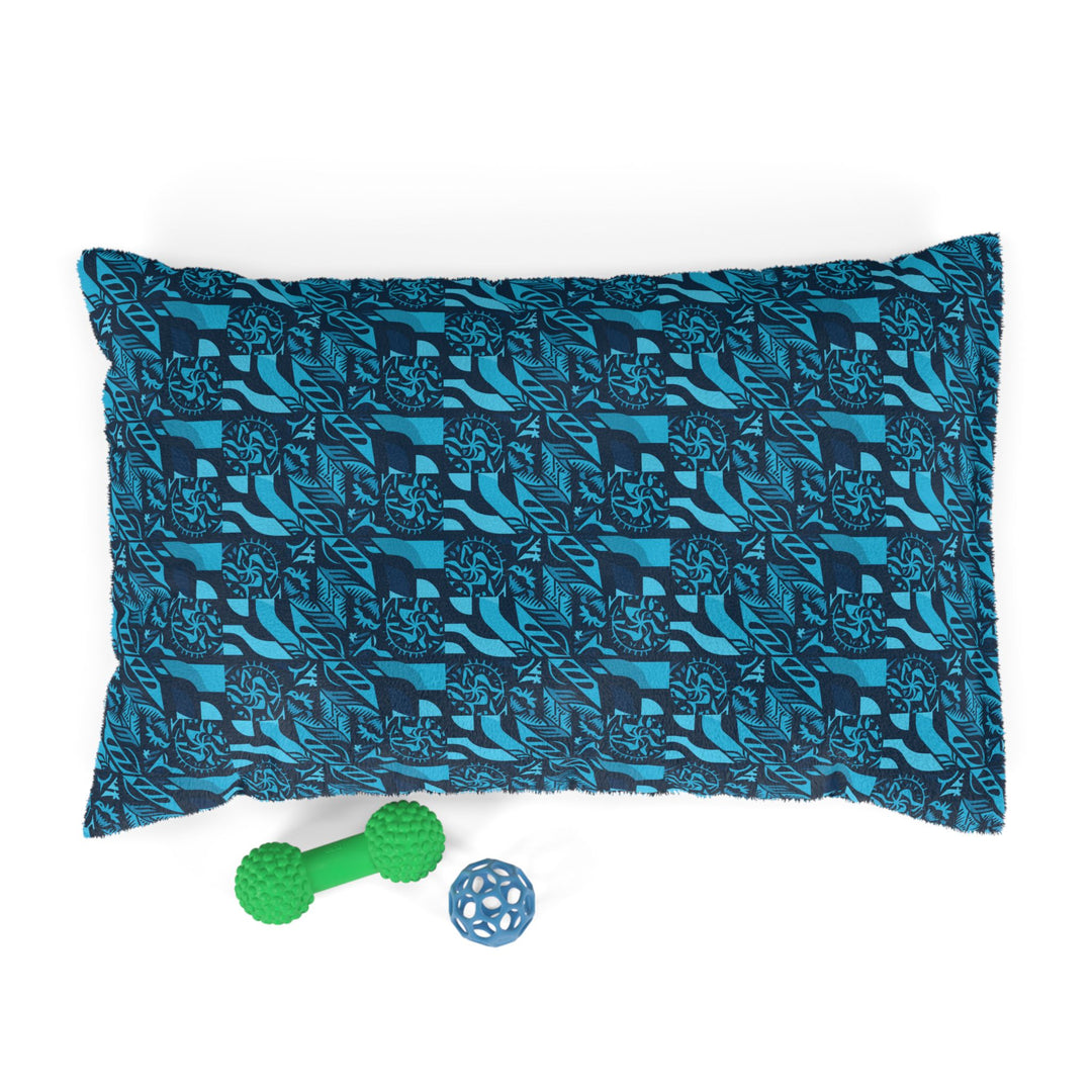 Tribal Blue Pet Bed