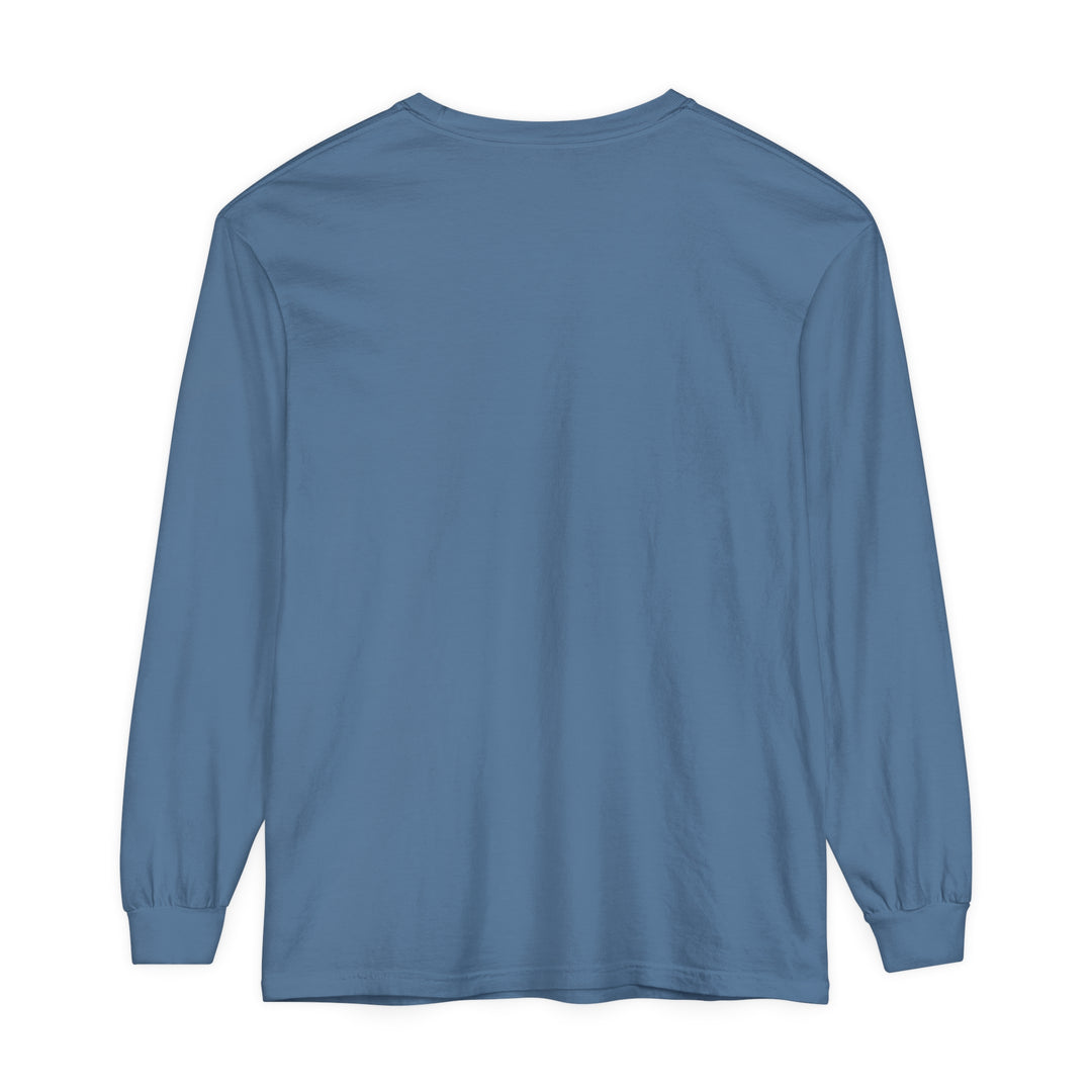 Unisex Garment-dyed Long Sleeve T-Shirt - Walking On Sunshine