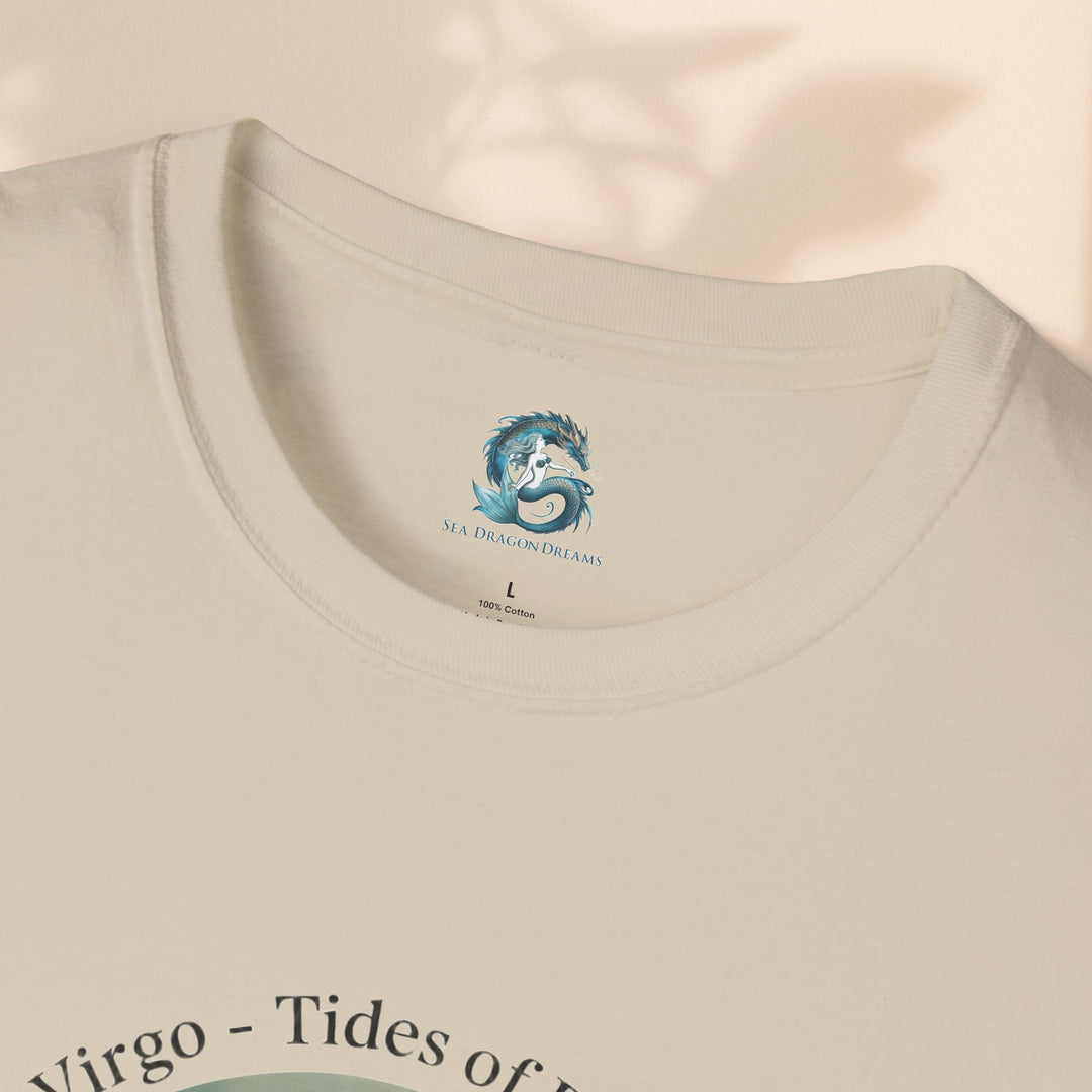 Mermaid Virgo T-Shirt, Ocean Art Tee, Summer Fashion, Gift for Beach Lovers, Sea Creature Apparel
