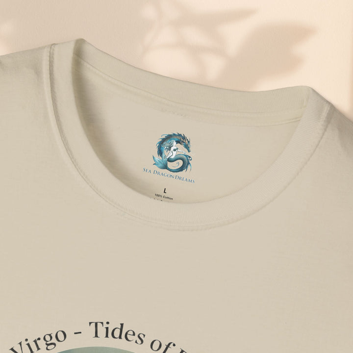 Mermaid Virgo T-Shirt, Ocean Art Tee, Summer Fashion, Gift for Beach Lovers, Sea Creature Apparel