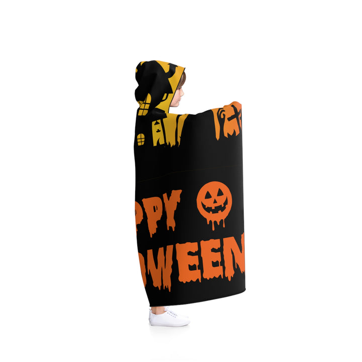 Hooded Blanket - Happy Halloween