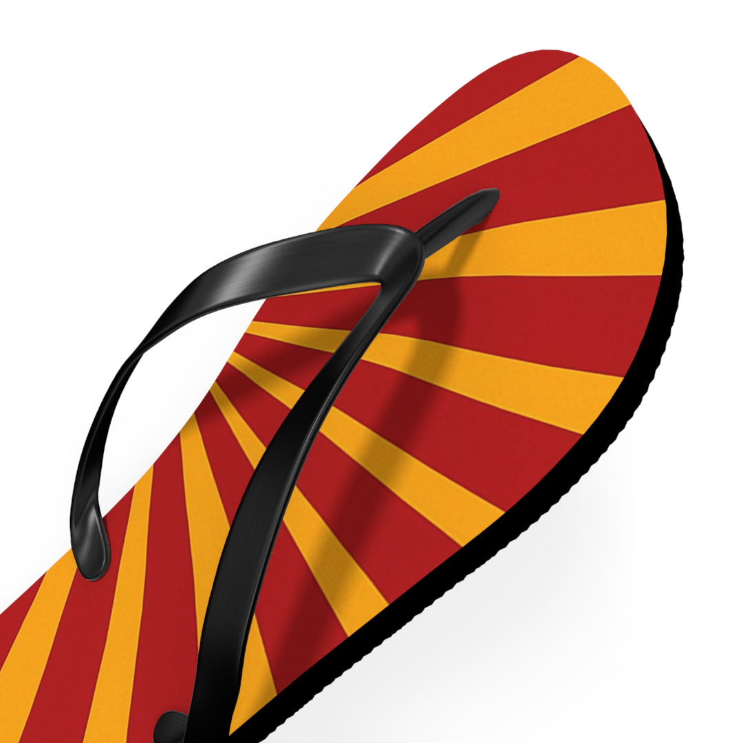 Flip Flops - Red Yellow