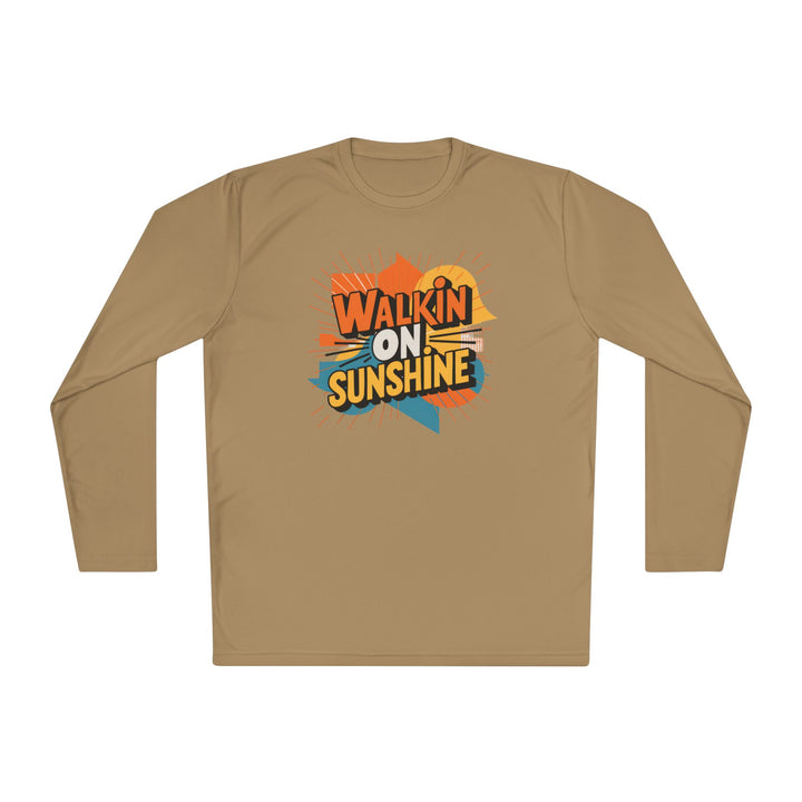 Unisex Lightweight Long Sleeve Tee - Walking On Sunshine