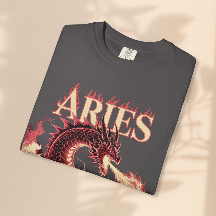 Aries Graphic T-Shirt: Unisex Astrology Tee, Zodiac Shirt for Birthdays & Everyday Wear, Perfect Gift for Aries Friends