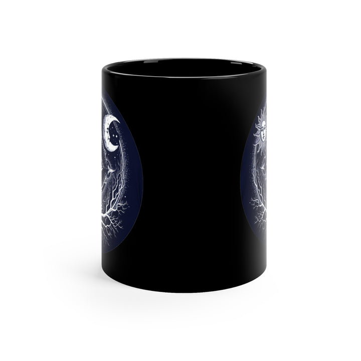 Black Coffee Mug, 11oz - Sacred Eye