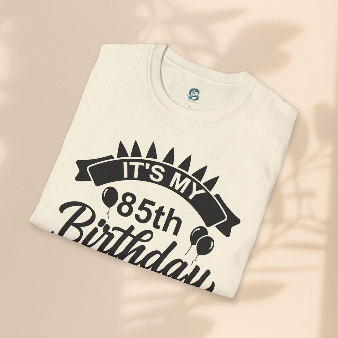 85th Birthday Celebration T-Shirt, Unisex Softstyle Tee for 85th Birthday, Milestone Birthday Gift, Birthday Party Outfit, Cute [...]