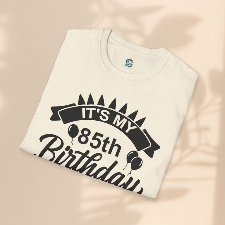 85th Birthday Celebration T-Shirt, Unisex Softstyle Tee for 85th Birthday, Milestone Birthday Gift, Birthday Party Outfit, Cute [...]