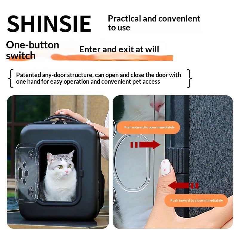 Space Capsule Pet Backpack | Cat & Dog Travel Carrier