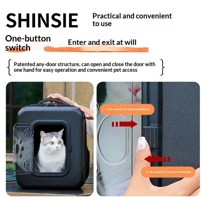 Space Capsule Pet Backpack | Cat & Dog Travel Carrier