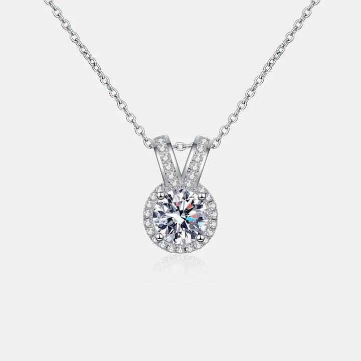 1 Carat Sparkala™ Rabbit Ears Shape Pendant Necklace