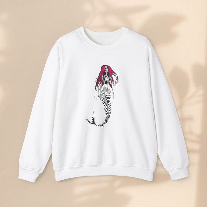 Unisex Heavy Blend™ Crewneck Sweatshirt - Halloween Mermaid Bones